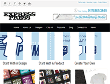 Tablet Screenshot of express-press.net